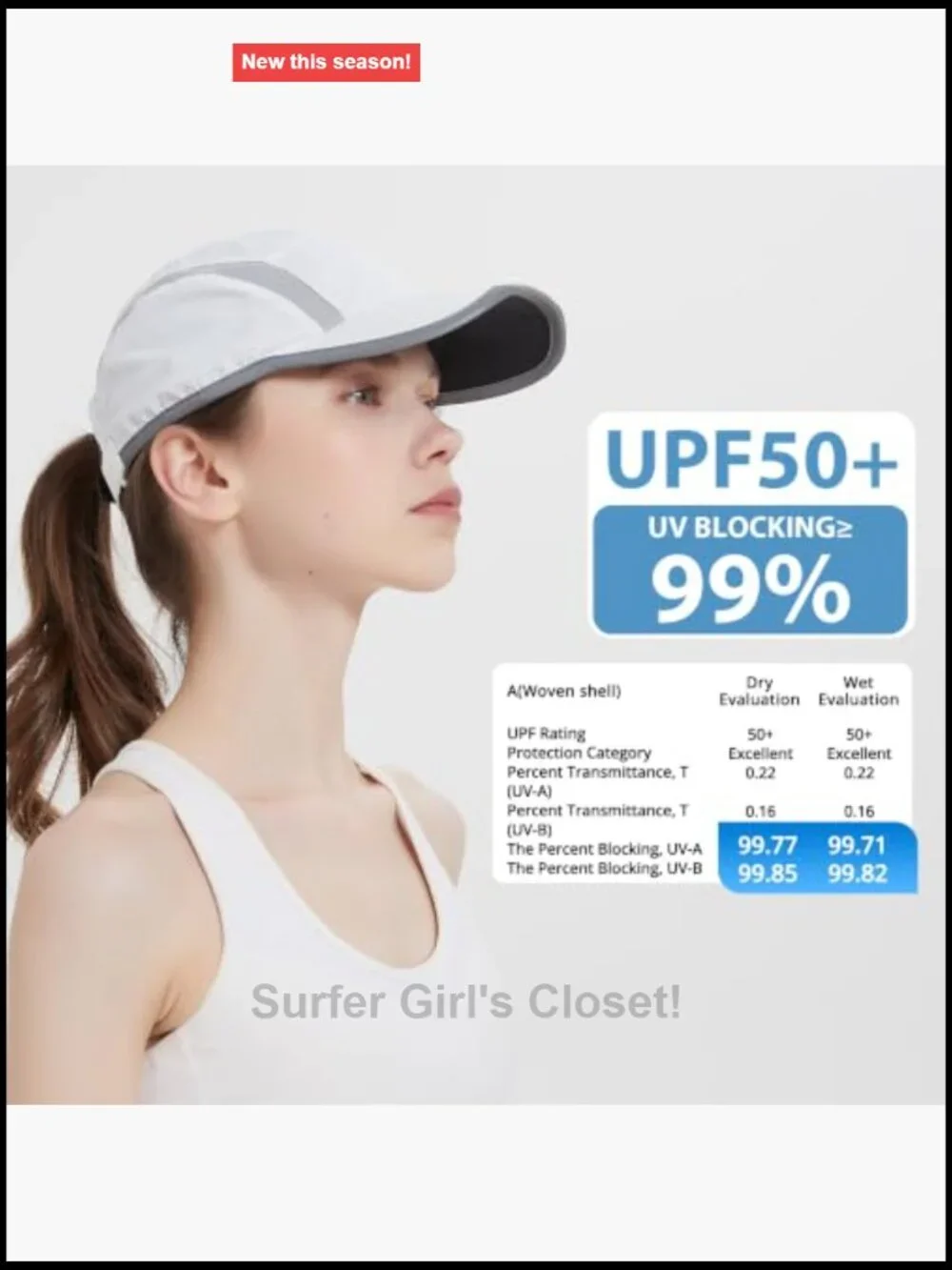Reflective Folding Outdoor Hat UPF 50+ Sun Protection Baseball Cap for Men Women